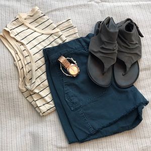Madewell blue shorts